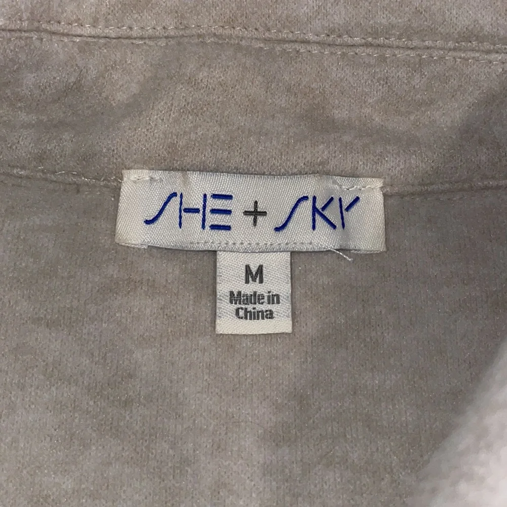She and sky cream Shacket